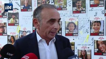 Eric Zemmour en visite de solidarité en Israël après les attaques du Hamas, le 30 octobre 2023