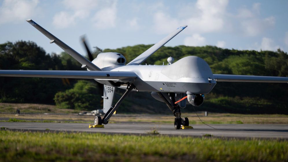 Tech. Sgt. Joseph Pagan/U.S. Air National Guard via AP Drone MQ-9 Reaper américain