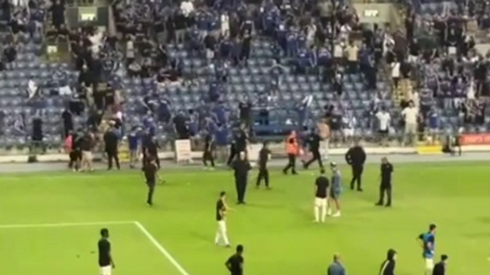 קטטה המונית במשחק בין בית"ר להפועל פ"ת 