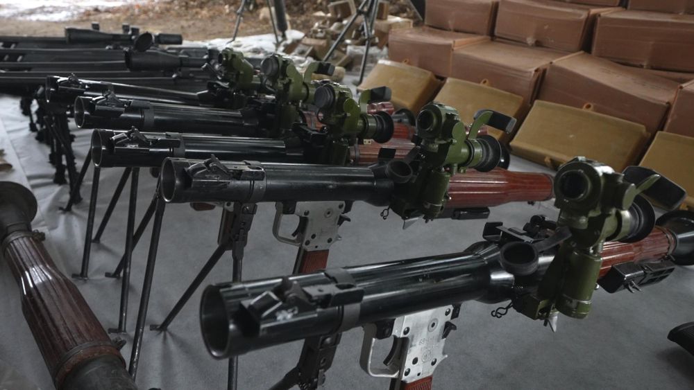 Weapons found by the Shin Bet operating in the West Bank