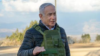 מעיין טואף / לע"מ ראש הממשלה בנימין נתניהו בגבול לבנון