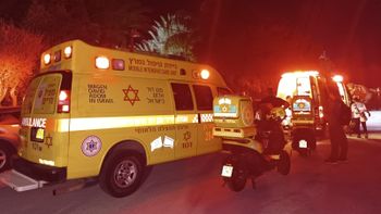 אמבולנס של מד"א בזירה בצפון, אמש 