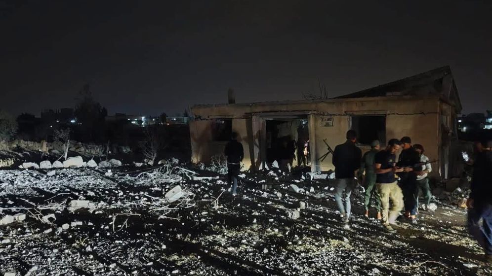 זירת התקיפה הירדנית בדרום סוריה, 26.10.26