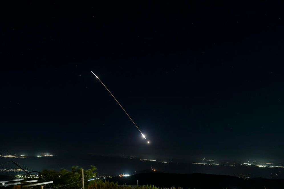 Eyal Margolin, Flash90 Interceptions following launches from Iran, 07.06.26
