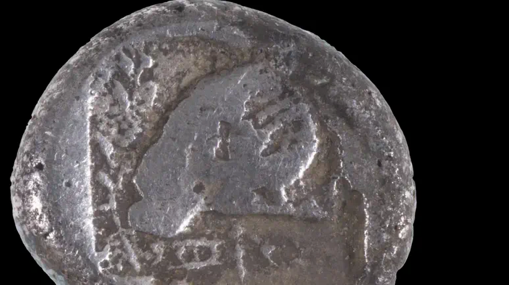 Shai Halevi, Israel Antiquities Authority. The rare 2500-year-old coin