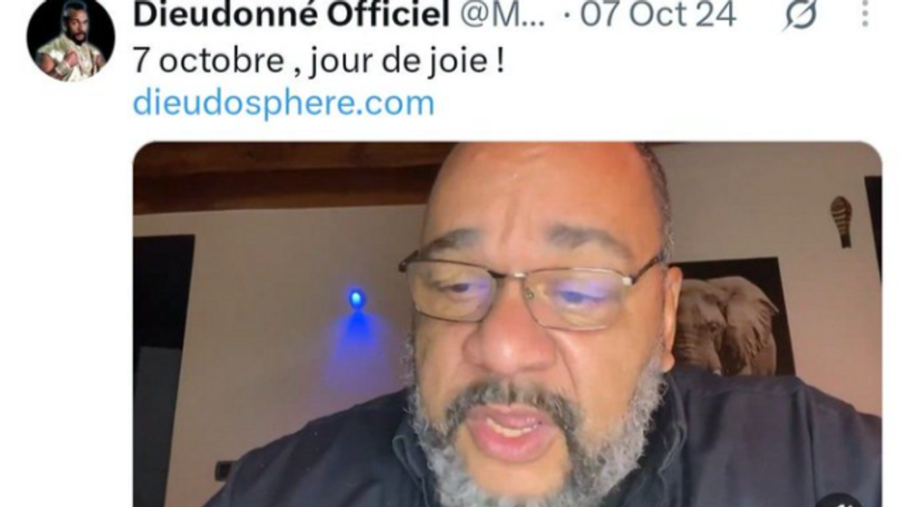 Dieudonné condamné à six mois sous bracelet électronique pour apologie du terrorisme