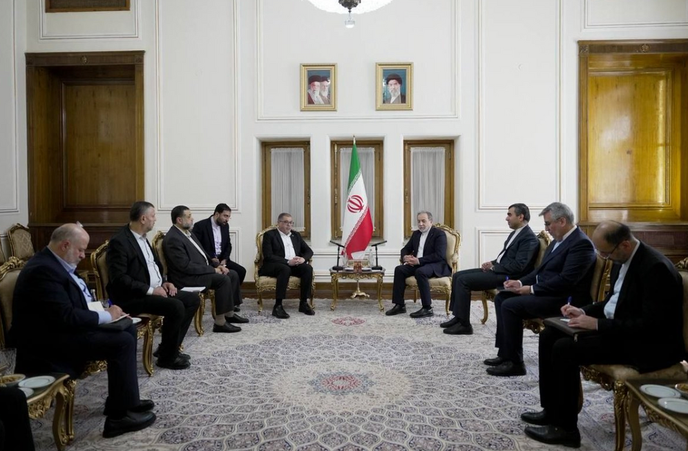 Une délégation du Hamas reçue par de hauts responsables iraniens à Téhéran, en Iran