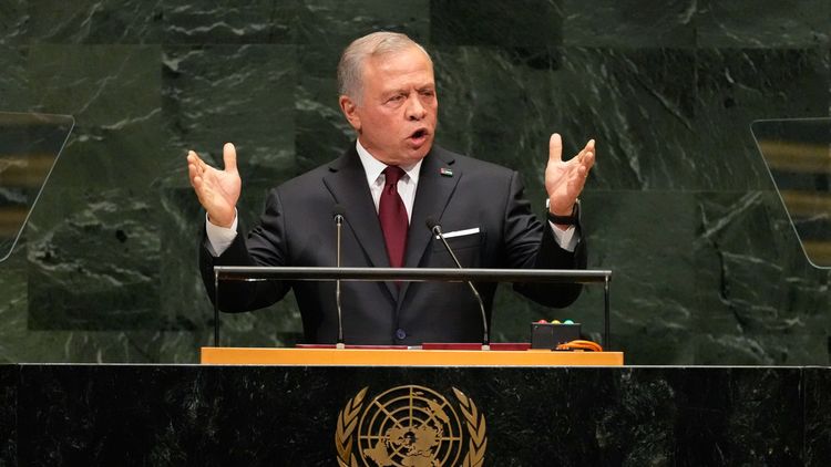 Le roi Abdallah II de Jordanie lors de la 81e session de l'Assemblée générale des Nations Unies, à New York, le 22.09.2026