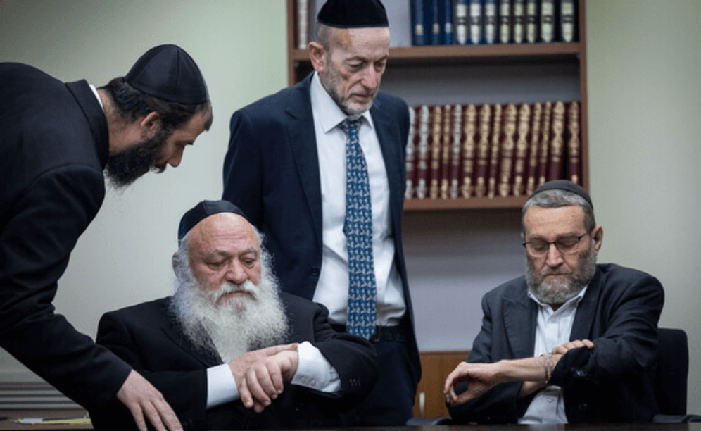 The ultra-Orthodox members of the Netanyahu coalition.