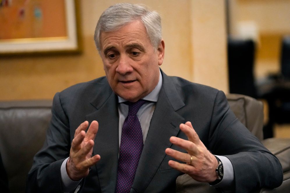 Le ministre italien des Affaires étrangères, Antonio Tajani