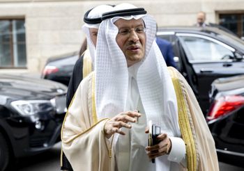Le ministre saoudien de l'énergie, le prince Abdulaziz bin Salman al-Saud, arrive pour la 35e réunion ministérielle de l'OPEP (Organisation des pays exportateurs de pétrole) et non-OPEP à Vienne, en Autriche, le 4 juin 2023