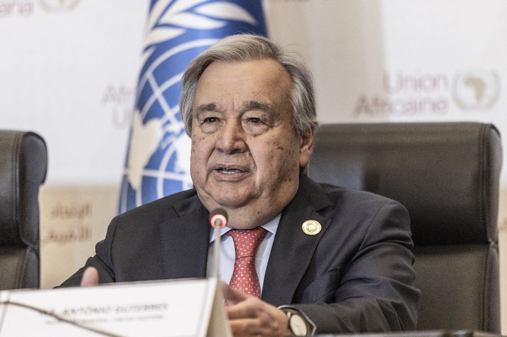 UN Secretary-General Antonio Guterres.