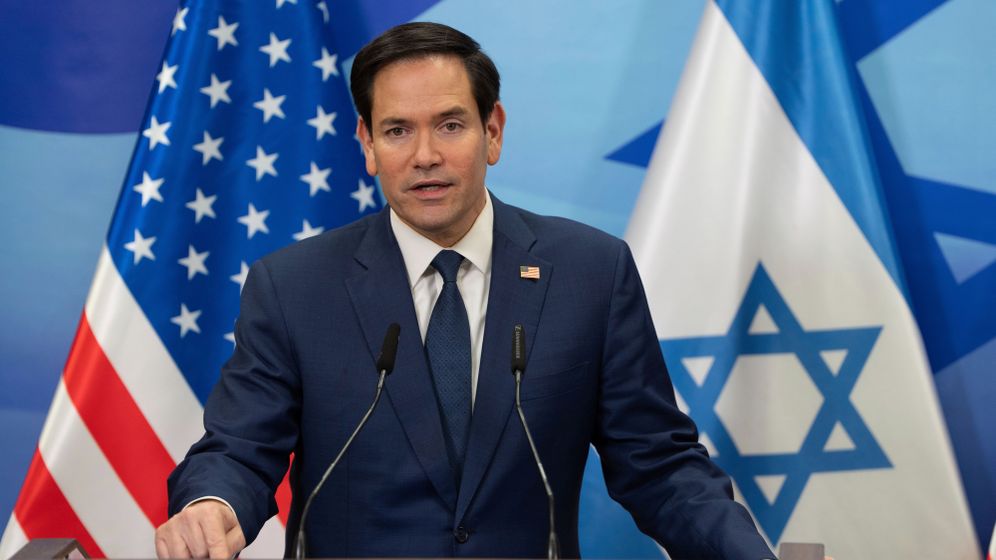 وزير الخارجية الأمريكي ماركو روبيو خلال زيارته لإسرائيل، أرشيف