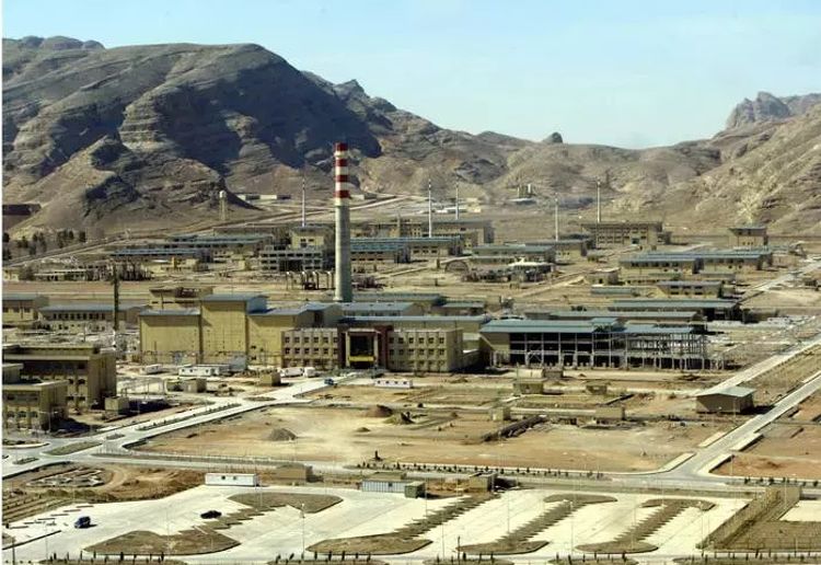 A file photo of the Isfahan nuclear power plant in Iran.