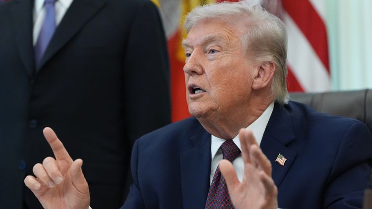 President of the United States Donald Trump in a briefing to journalists at the White House, 31.03.26