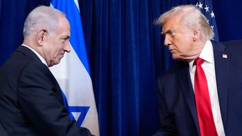Benjamin Netanyahou et Donald Trump à l'issue de leur rencontre en Floride, le 29 décembre 2025