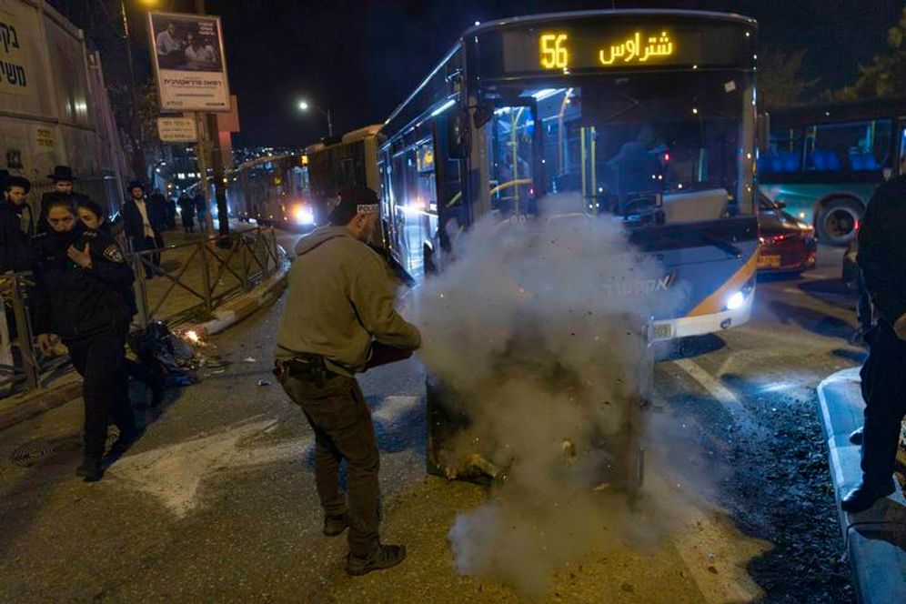 חרדים מוחים נגד חוק הגיוס, אתמול