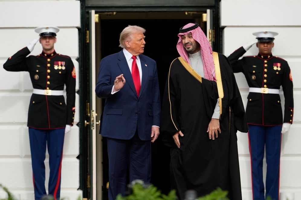 Mohammed ben Salmane à la Maison Blanche avec Donald Trump, le 18 novembre 2025