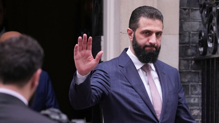 Le président syrien Ahmed al-Sharaa