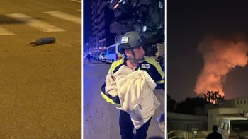 הנפילות בגוש דן: שריפה פרצה באחת הזירות, תינוקת חולצה מאחת הזירות, רסיס אותר בזירה אחרת