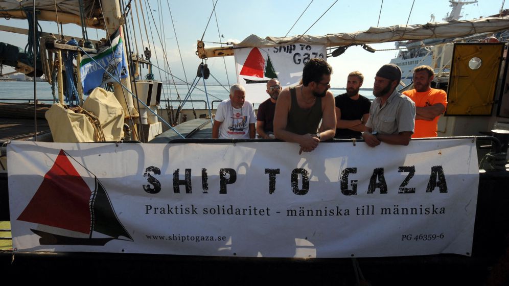 Un navire de la 'Flottille de la Liberté' en route vers Gaza 10.5.2012