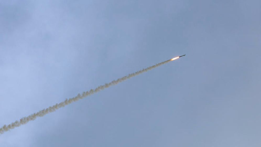 Interception de missile dans le ciel d'Israël, mars 2026
