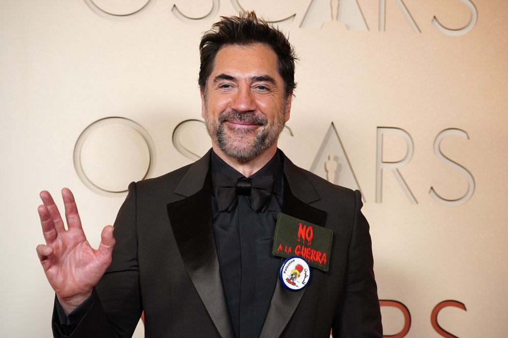 L'acteur espagnol Javier Bardem aux Oscars 2026