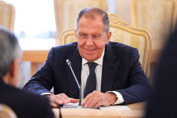 Russian Foreign Minister Sergei Lavrov in Moscow, Russia, on September 6, 2022.
