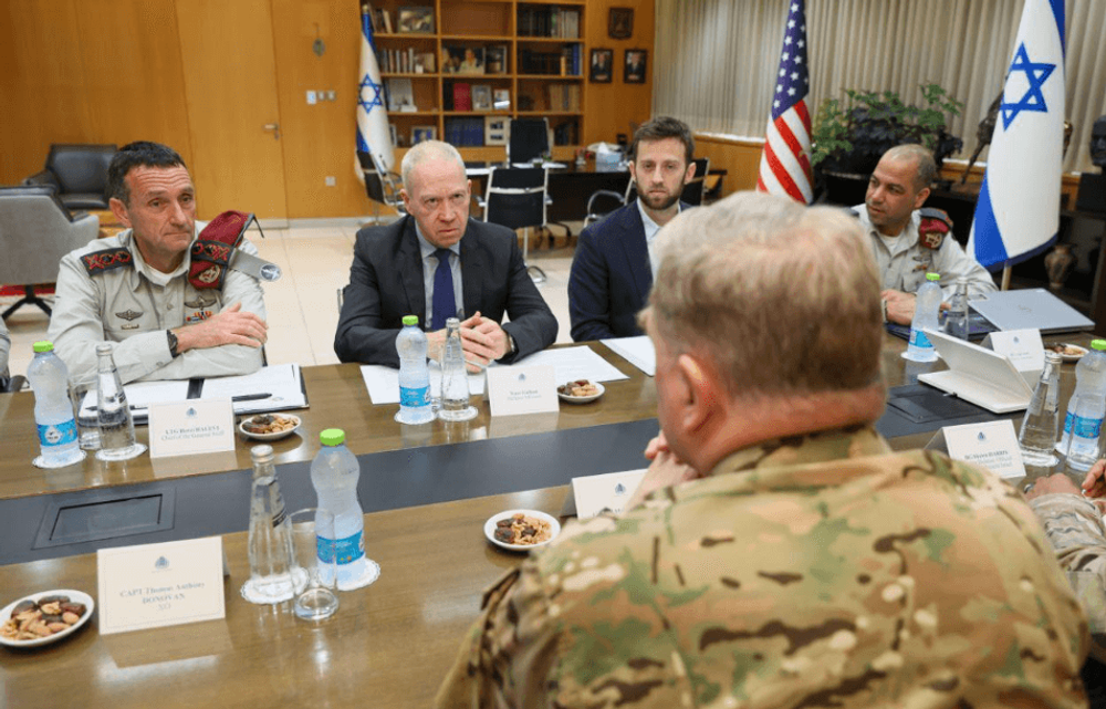 Israel's Defense Minister Yoav Gallant and top U.S. general Mark Milley