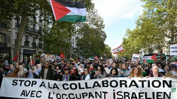 Manifestation anti-israélienne à Paris, le 04.10.2025
