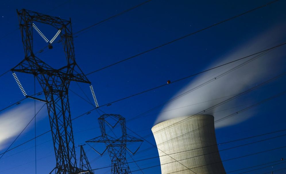 Coal steam rises from the Miller Power Plant in Adamsville, Alabama, US, on April 11, 2021.