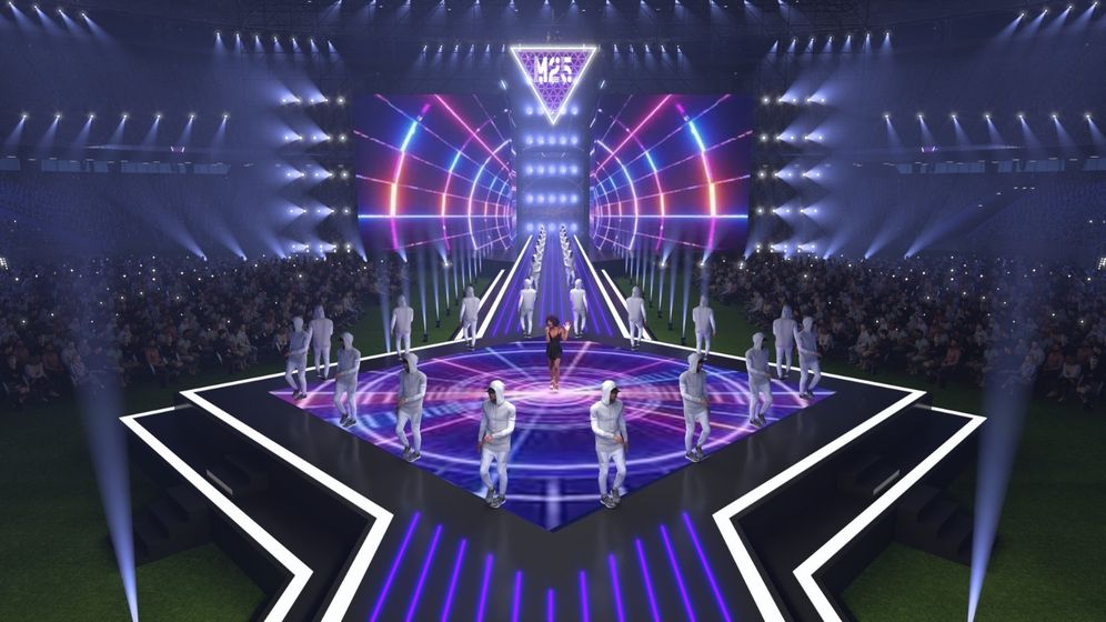 Stage at the Maccabiah Games opening ceremony