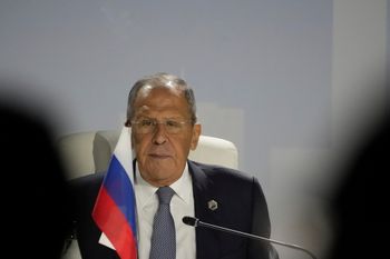 Russia's Foreign Minister Sergei Lavrov.