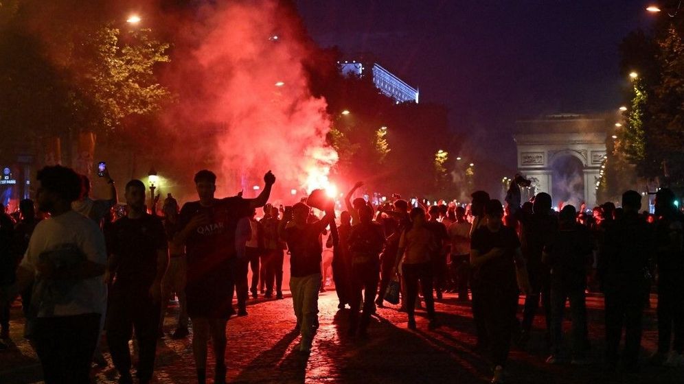 מהומות בפריז לאחר הניצחון בליגת האלופות, אמש