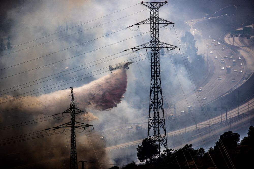 Incendie dans la région de Jérusalem (archive)