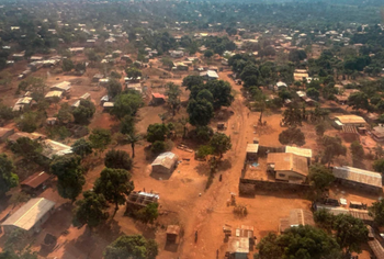 Vue aérienne du Centrafrique
