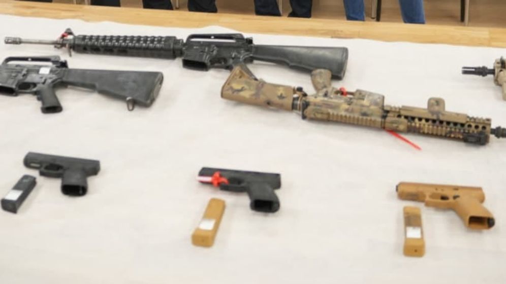 أسلحة تم ضبطها خلال العملية