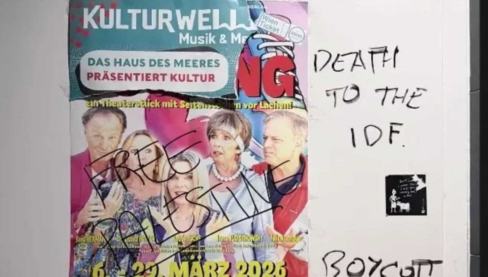 Un café israélien vandalisé à Vienne avant la demi-finale de l’Eurovision