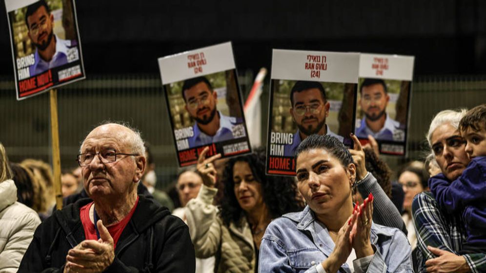 Manifestation pour réclamer le retour de Ran Gvili