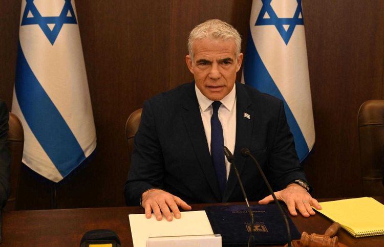 Lapid de Israel faz  última reunião de gabinete como primeiro-ministro
