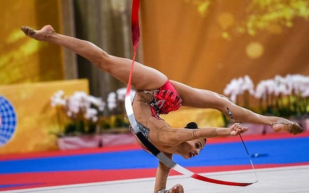 Israeli rhythmic gymnast Ashram in lead after three routines at