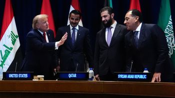 AP وصل الرئيس دونالد ترامب إلى مقر الأمم المتحدة لحضور اجتماع متعدد الأطراف مع مجلس التعاون الخليجي خلال انعقاد الجمعية العامة للأمم المتحدة، يوم الثلاثاء الموافق 22 سبتمبر 2026.