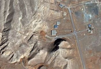 Satellite photo of the Isfahan nuclear facility 18.2.2026