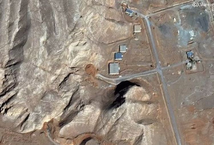 Satellite photo of the Isfahan nuclear facility 18.2.2026