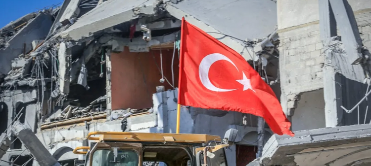 Organisations caritatives turques opérant dans le sud de la bande de Gaza, 23 octobre 2025.