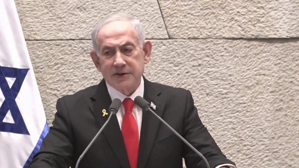 Benjamin Netanyahou à la Knesset