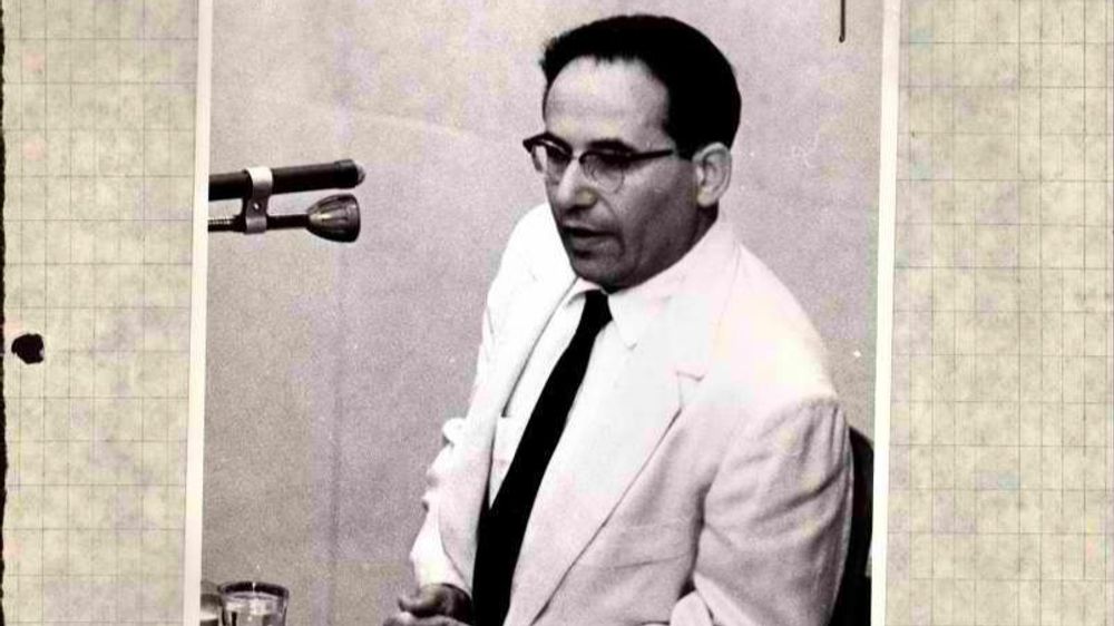 Yehiel De-Nur (Ka- Tsetnik) témoigne au procès Eichmann