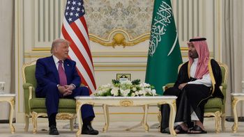 נשיא ארצות הברית דונלד טראמפ ויורש העצר מוחמד בן סלמאן, 13.5.25
