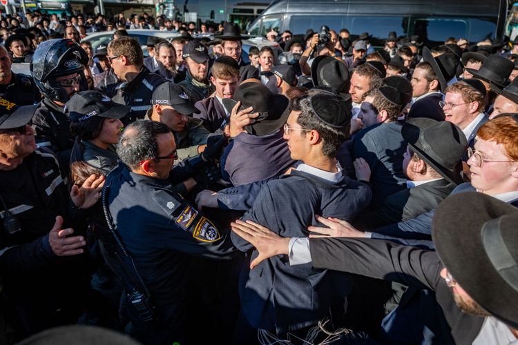 Manifestation d'orthodoxes