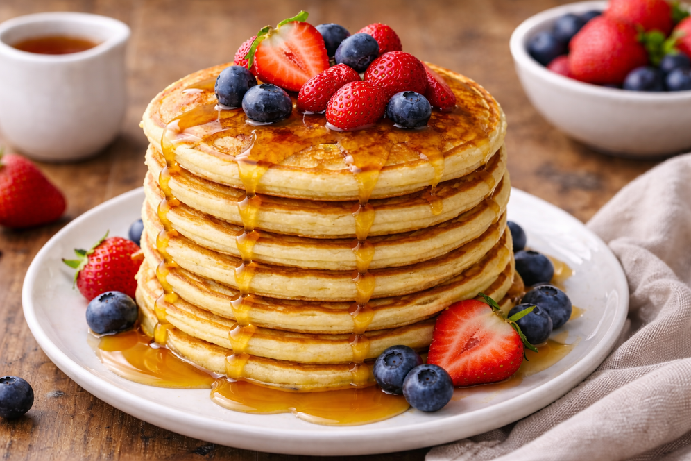 פנקייקים, אילוסטרציה